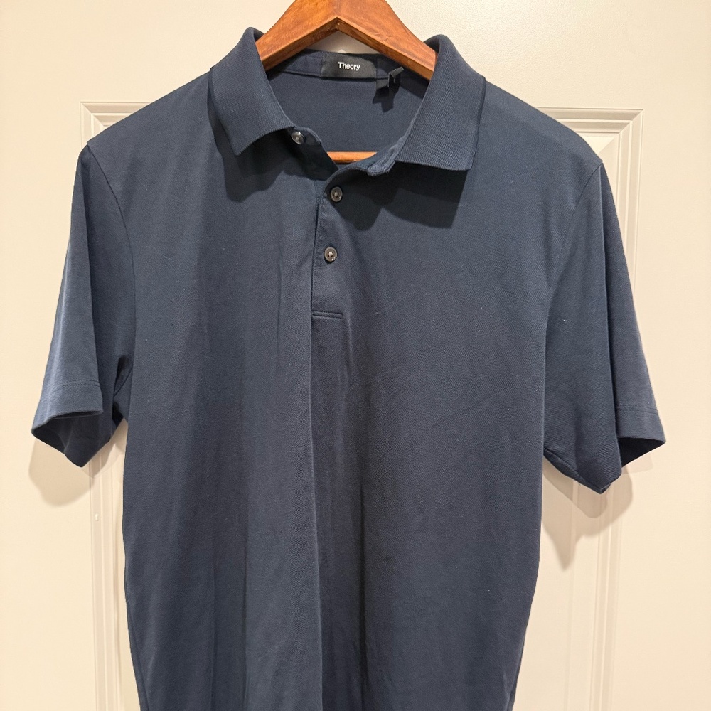 Theory Polo Medium Navy
